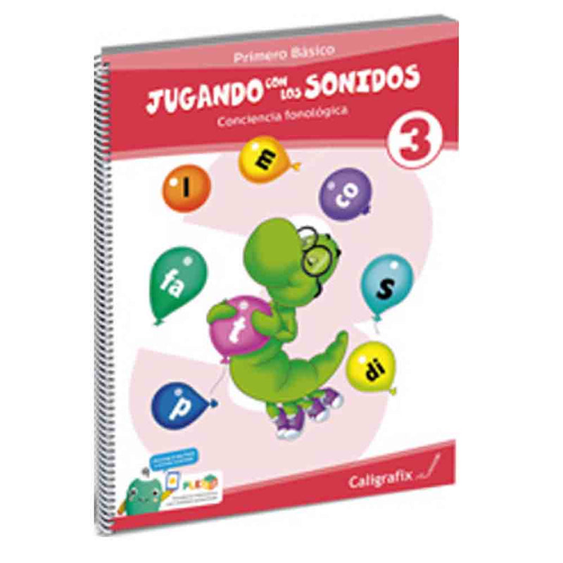 Caligrafix | Jugando Con Los Sonidos Nº 3 Primero Basico